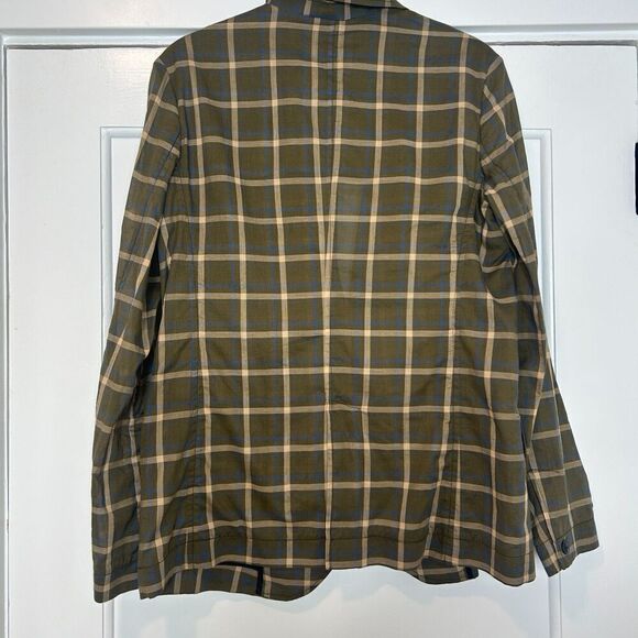 Rag and Bone Sybil Green Plaid Blazer Size 2 100% Cotton - Picture 5 of 11